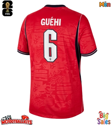 England Marc Guehi #6 Replica Away Stadium Shirt World Cup 2026 Short Sleeve